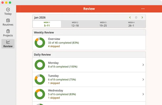 Screenshot of Homemaking App review page on macOS